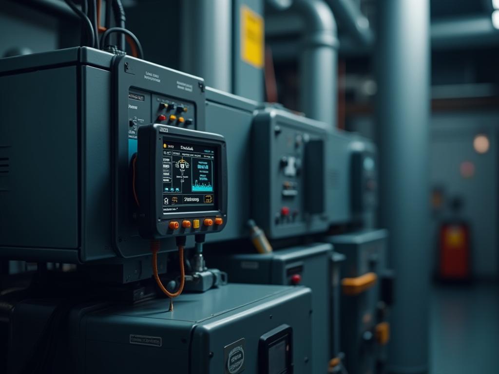 Diagnostic tools connected to commercial HVAC system